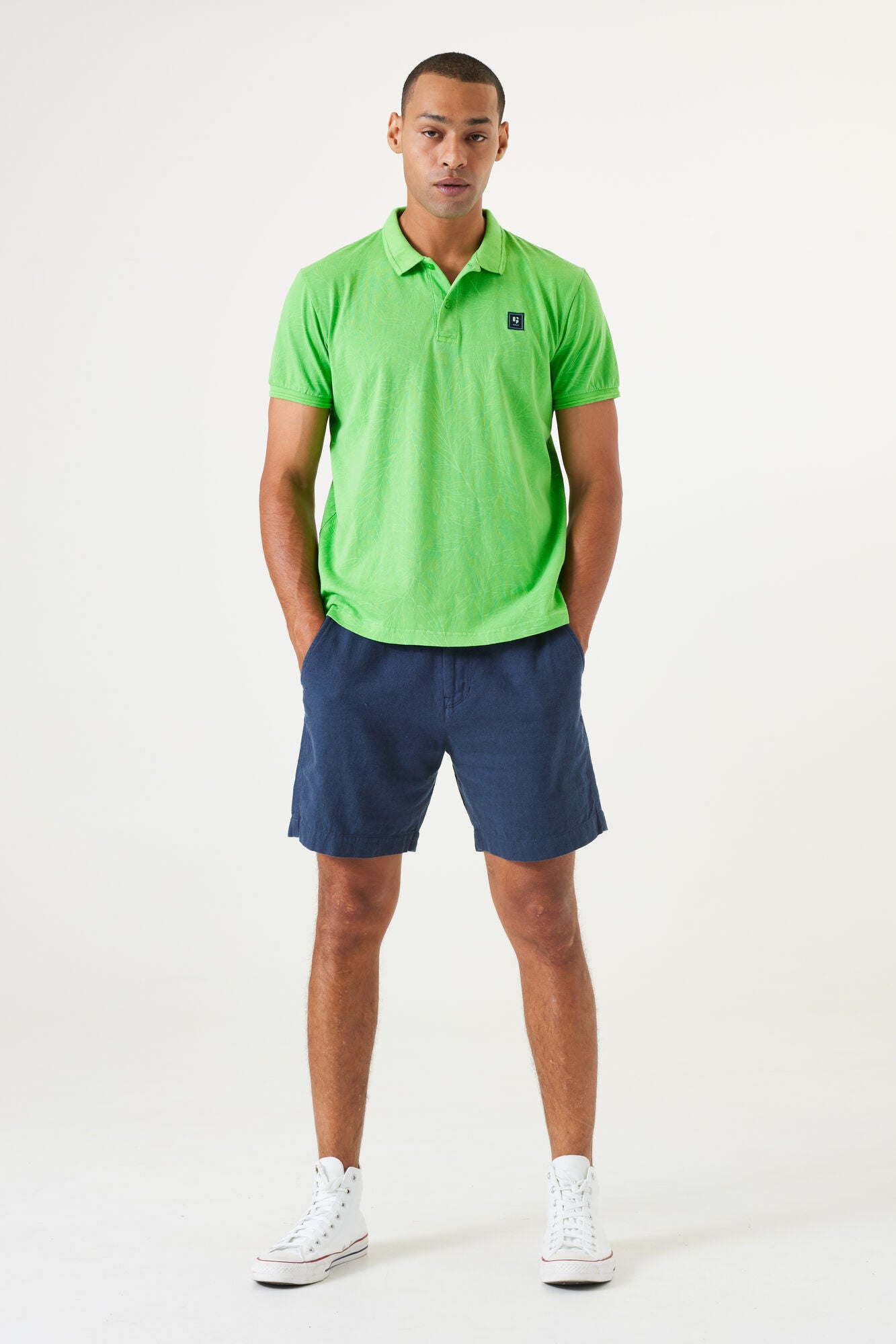 Mens SS Polo | Bright Apple